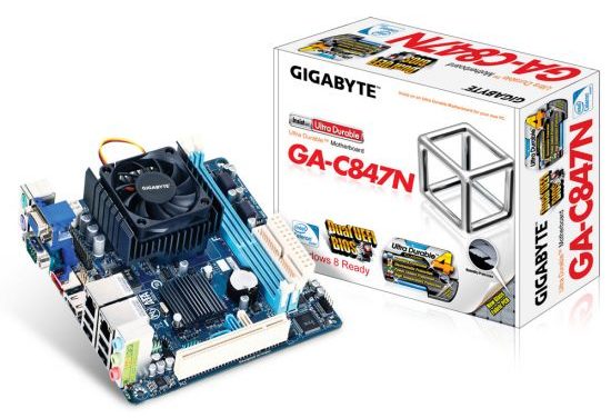 GA-C847N – újabb mini alaplap a GIGABYTE-tól