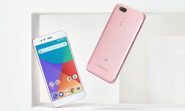 XIAOMI Mi A1 újratöltve arany rózsa színben