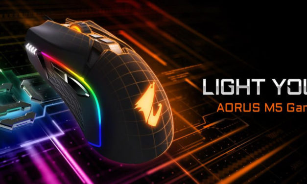 AORUS M5 játékos egér a Gigabyte-tól