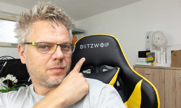 Blitzwolf gamer széket mindenkinek, kipróbáltuk, nagyon bejött!