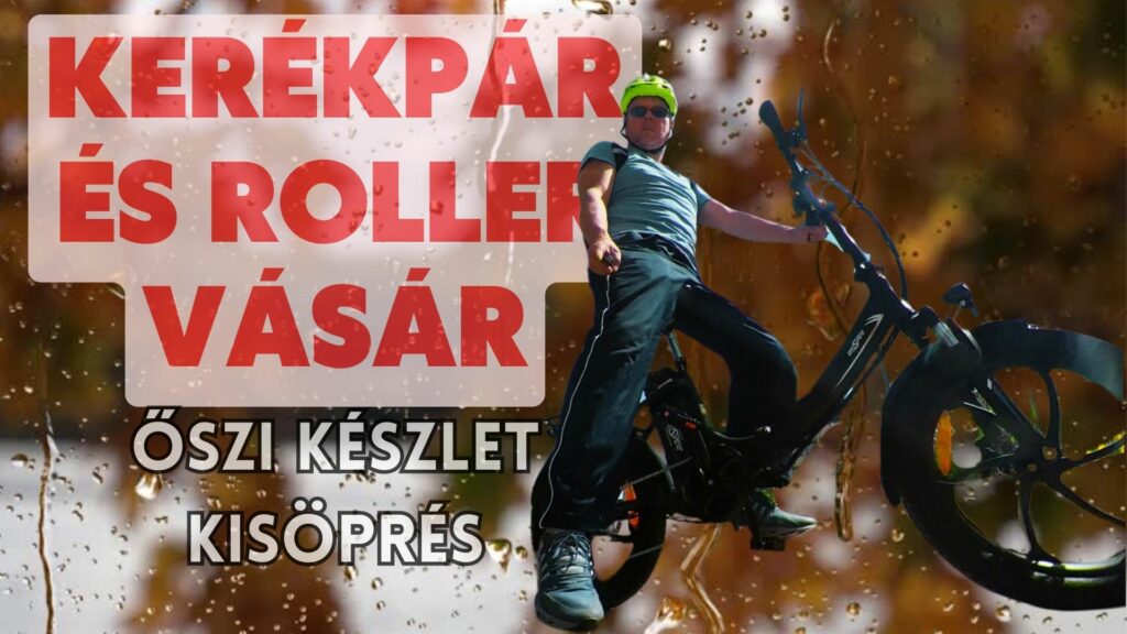 Őszi raktársöprés – roller és bringa vásár a Banggoodon