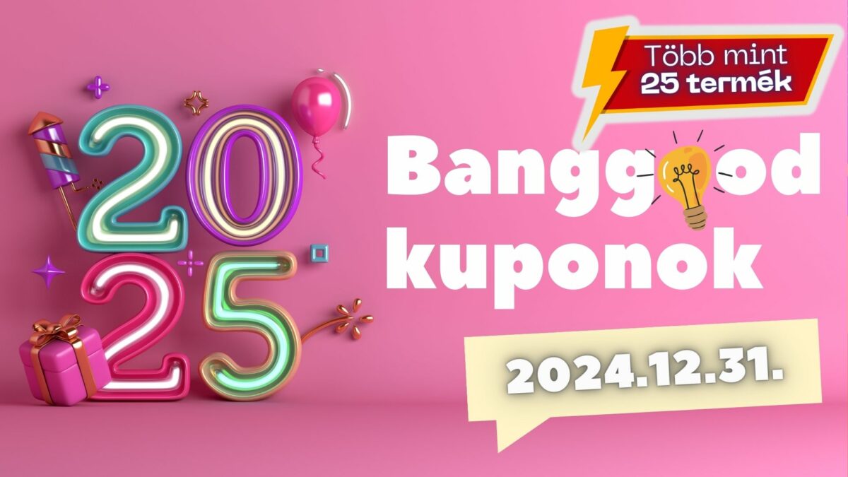 Szilveszteri Banggood kuponos akciók – 2024.12.31.