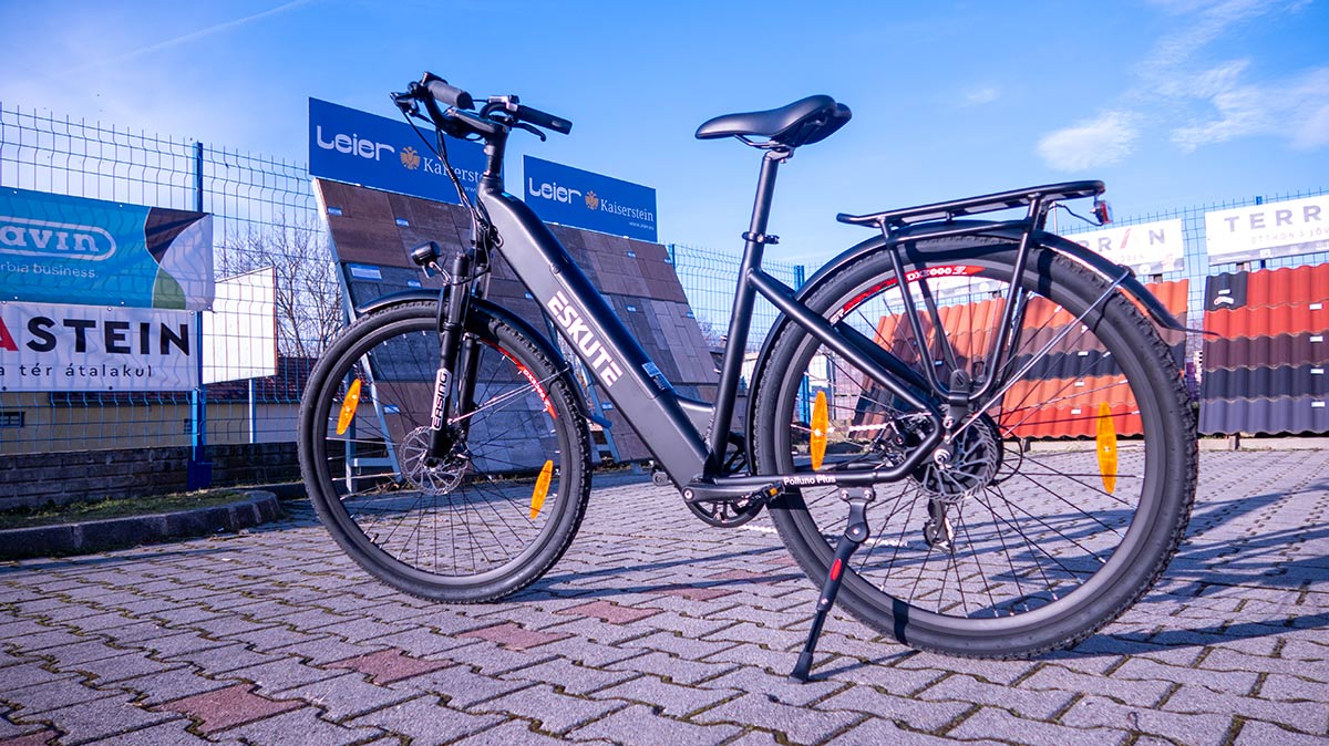 A megfizethető városi nyomatékszenzoros e-bike - ESKUTE Polluno Plus teszt 23